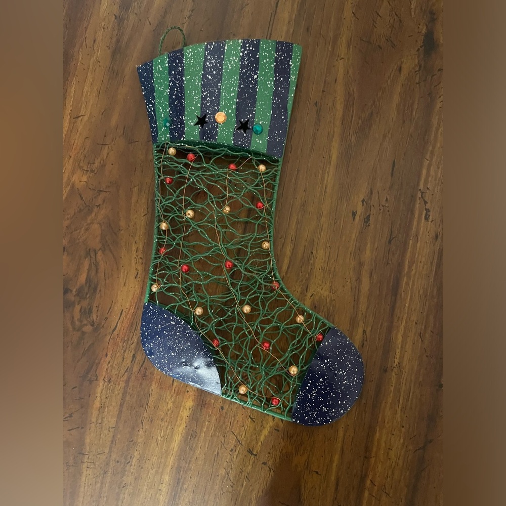 Wire Christmas Stocking